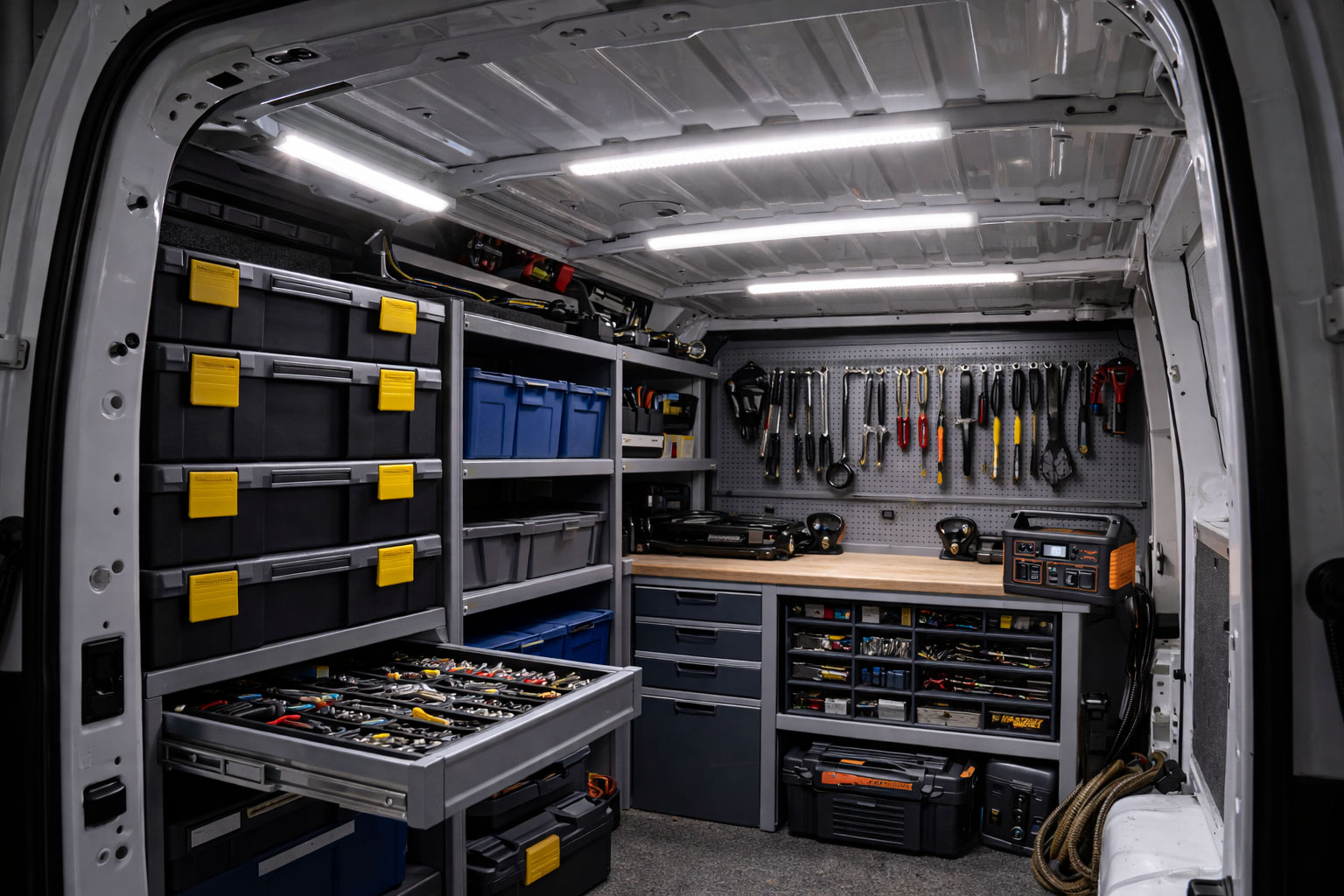 LED-Beleuchtung im Laderaum