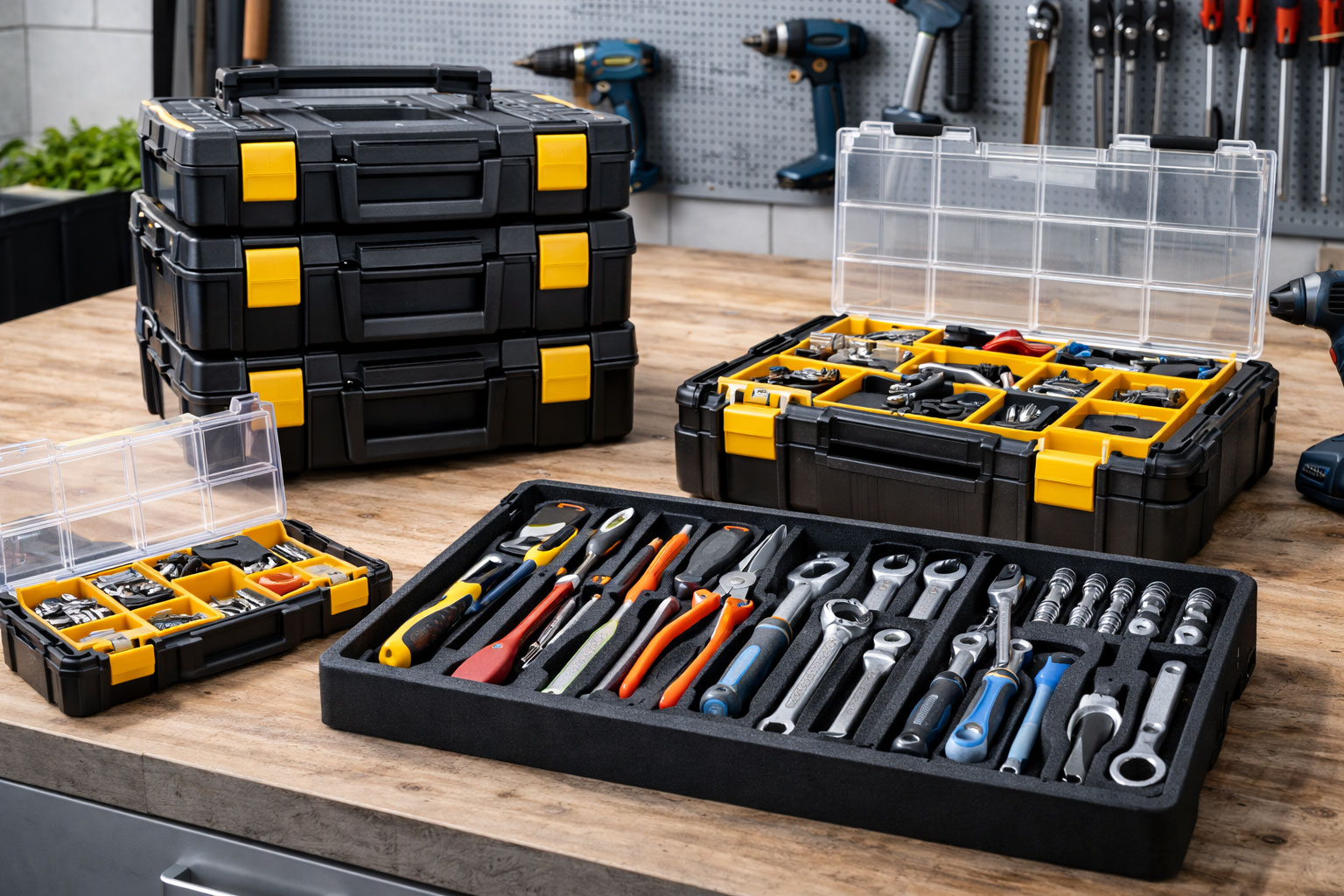 Modulare Boxensysteme für Werkzeug und Zubehör
