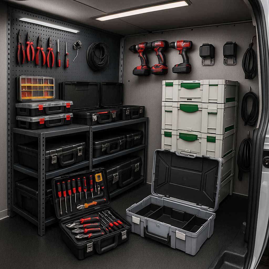 Hero: Ordnungssysteme für Werkzeuge im Transporter und in der Werkstatt