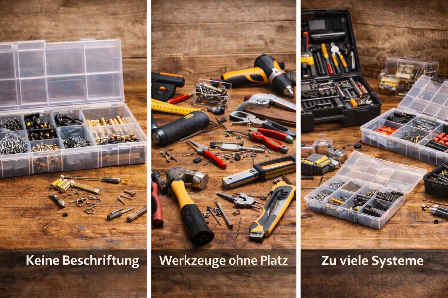 Typische Anfängerfehler bei der Werkzeug-Organisation