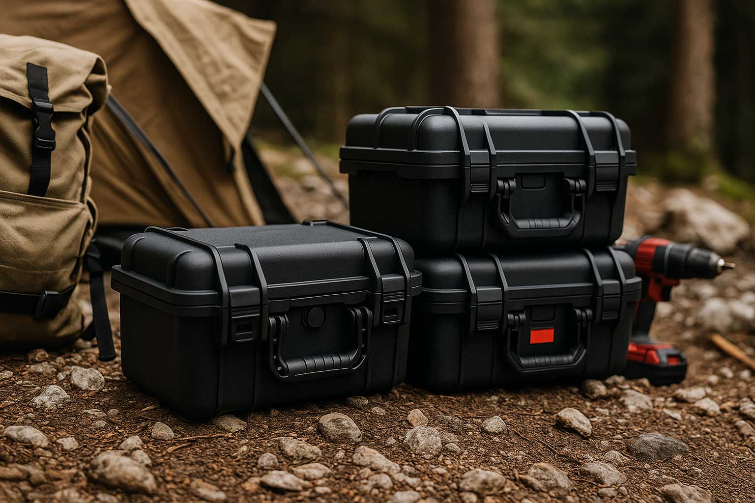 Robuste Outdoor-Transportboxen im Einsatz