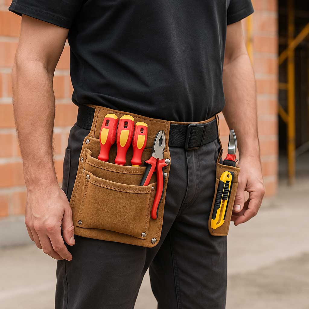 Gürteltasche am Monteur