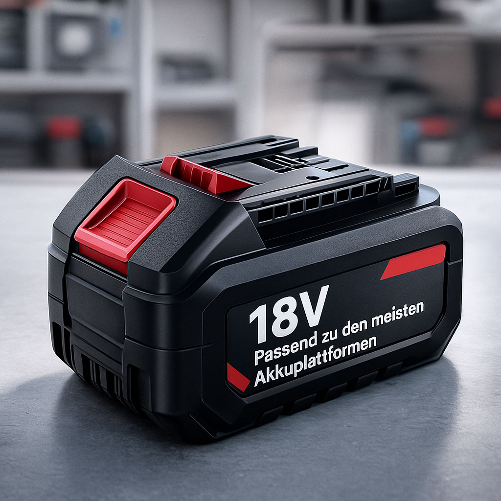 18V Akku für mobile Werkstatt