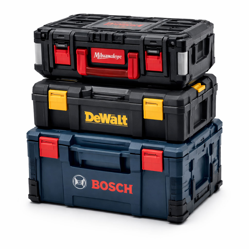 Modulare Systemkoffer für Werkzeuge