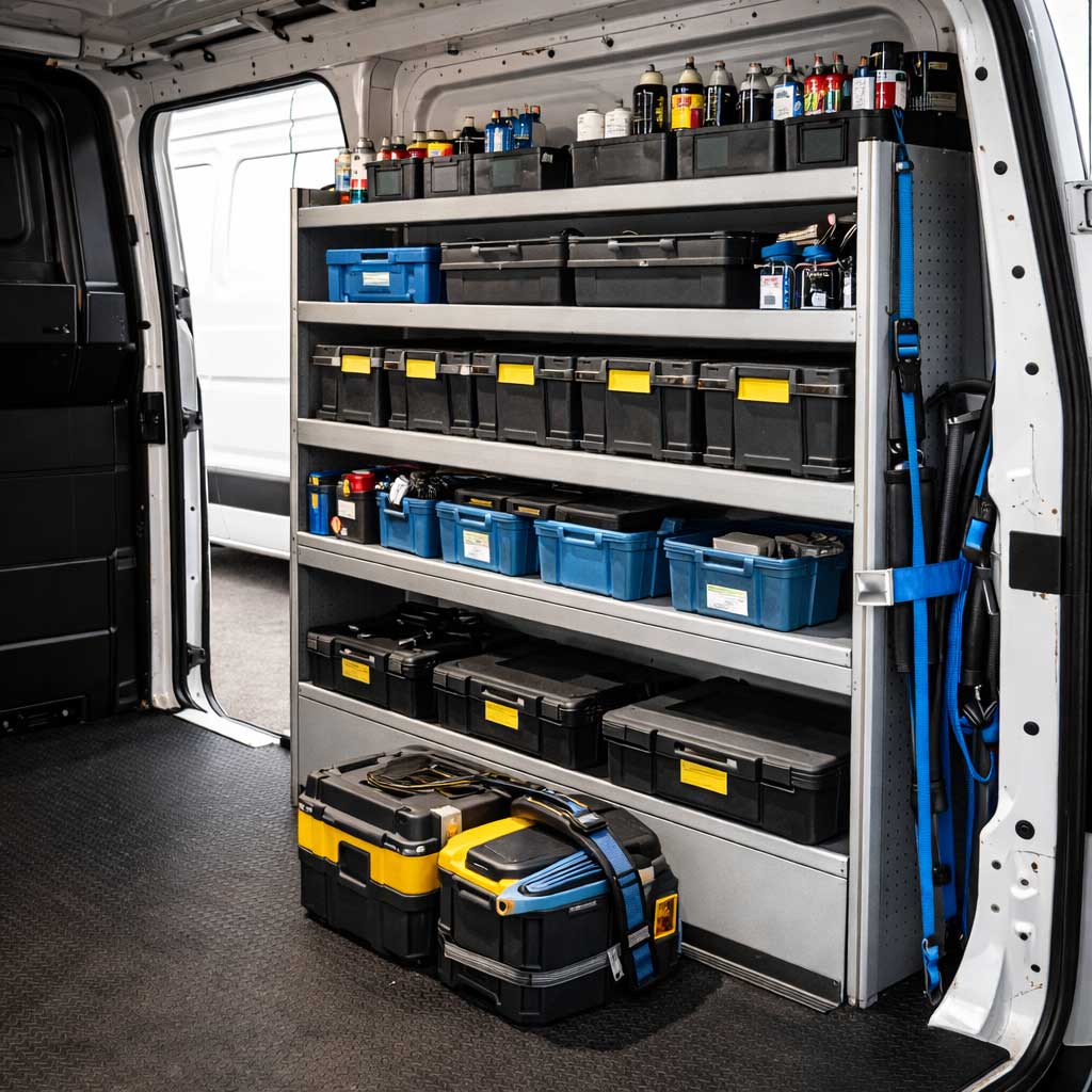 Regalsystem für Transporter