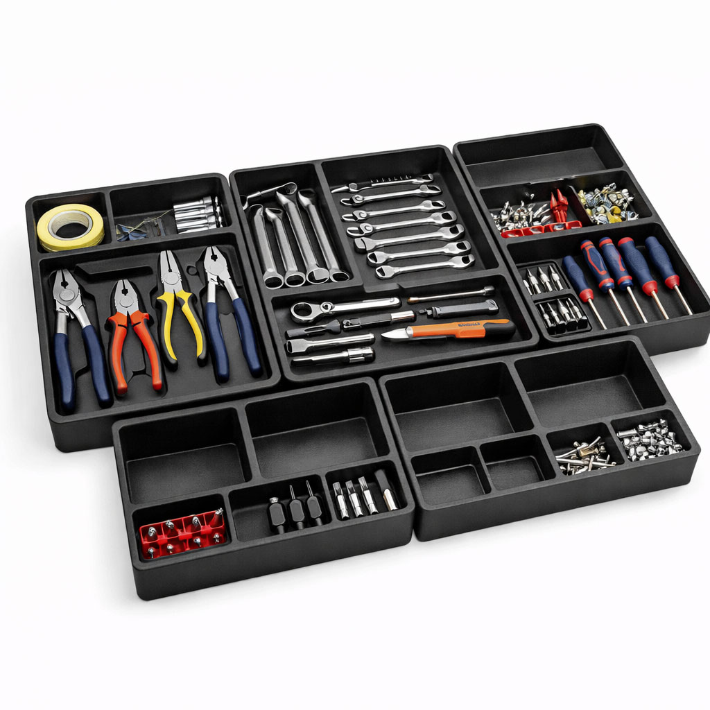 Modulares Einsatzsystem für Schubladen