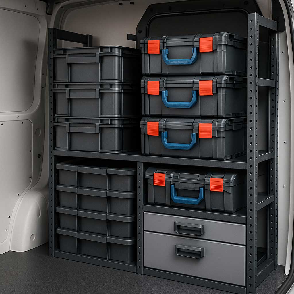 Regalsystem für Transporter