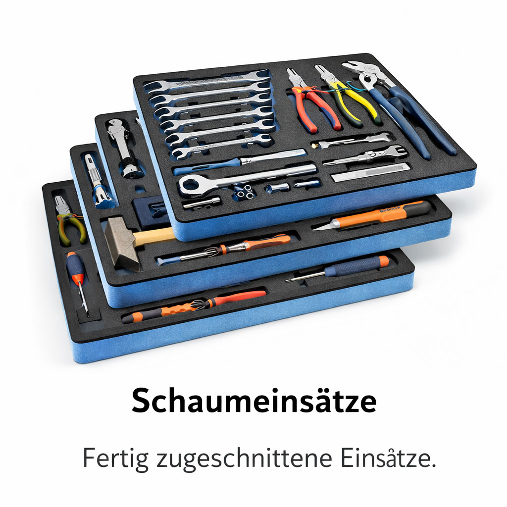 Schaumeinsätze für Werkzeug