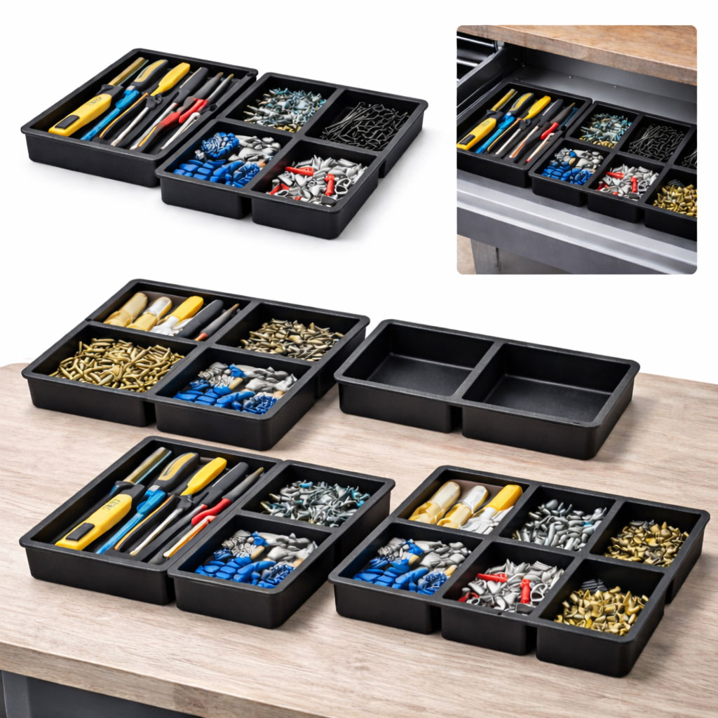 Modularer Schubladeneinsatz für Werkstatt