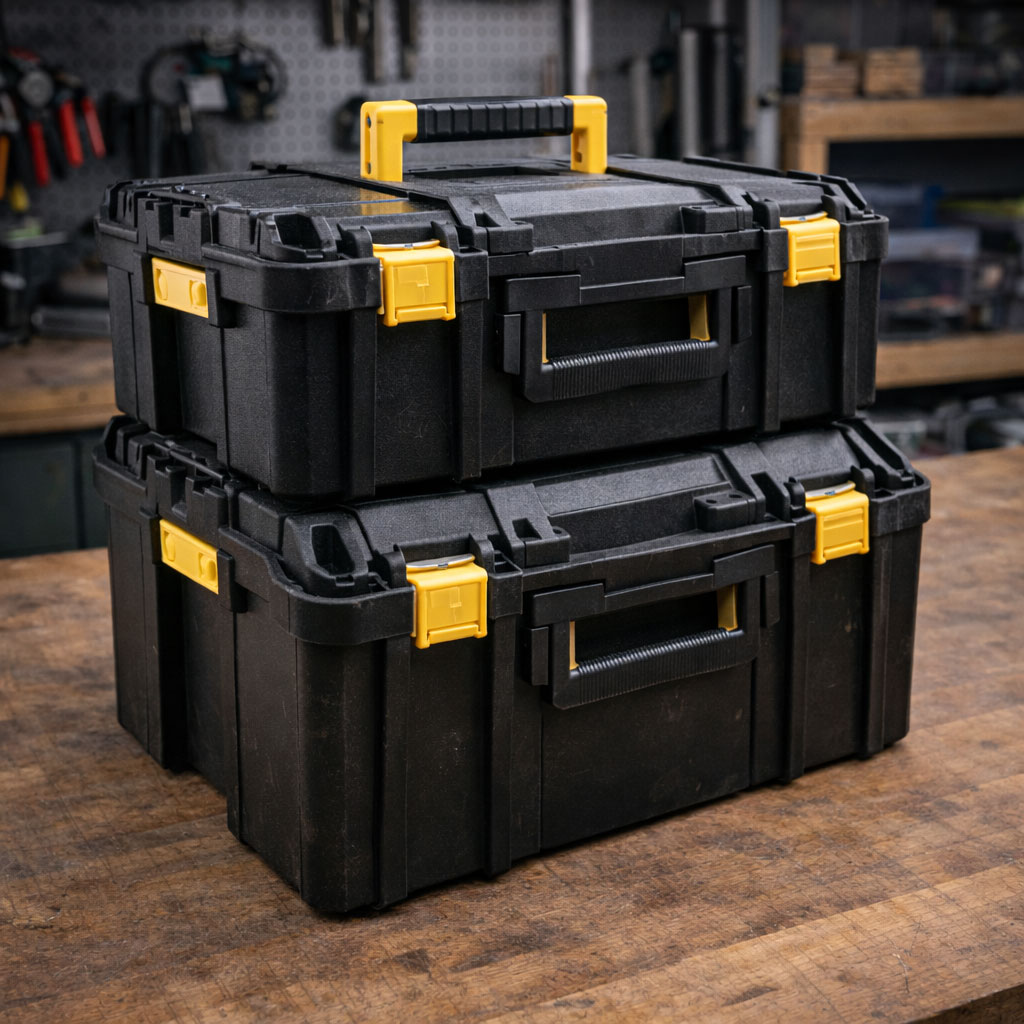 Modularer Systemkoffer stapelbar