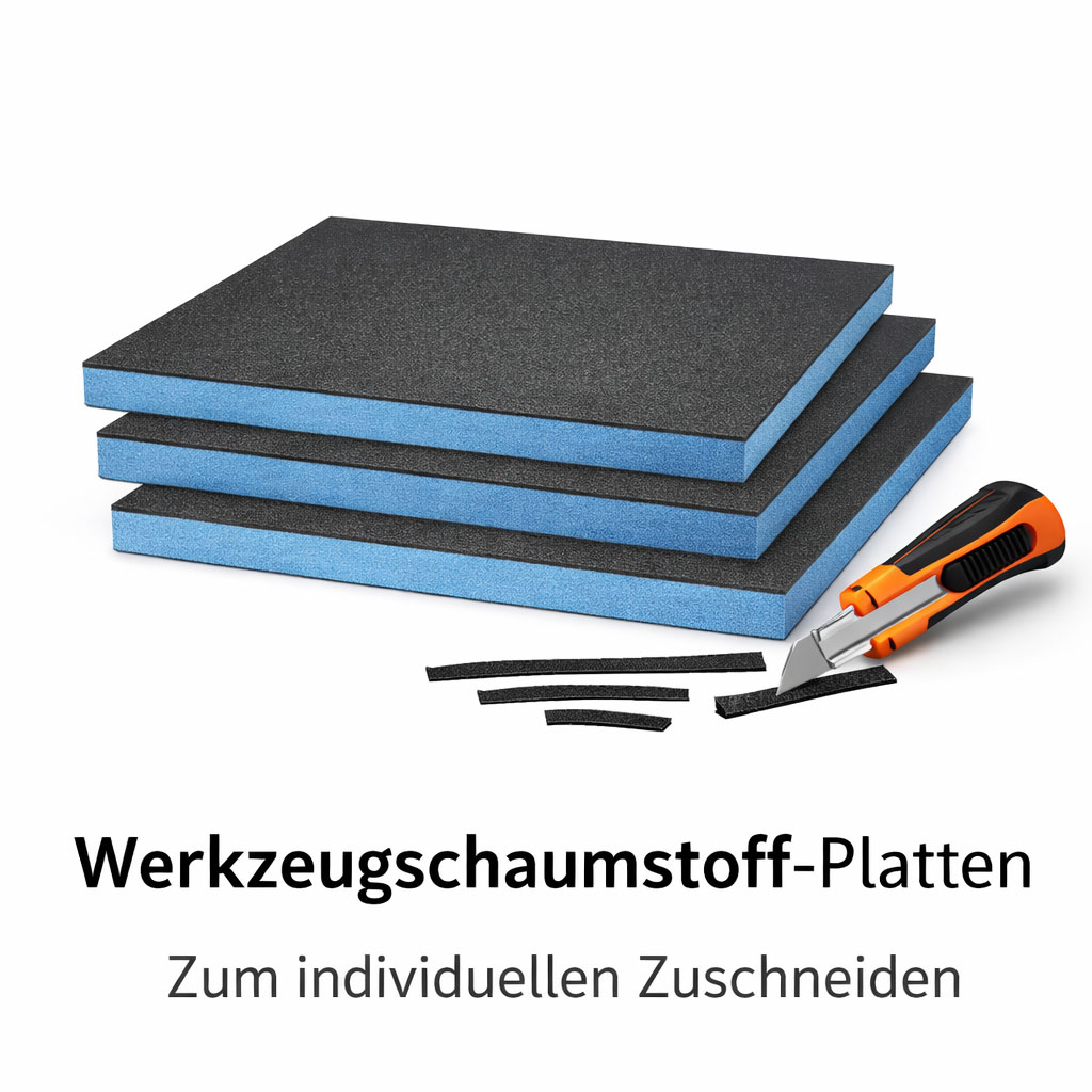 Werkzeugschaumstoff Platten zum Zuschneiden