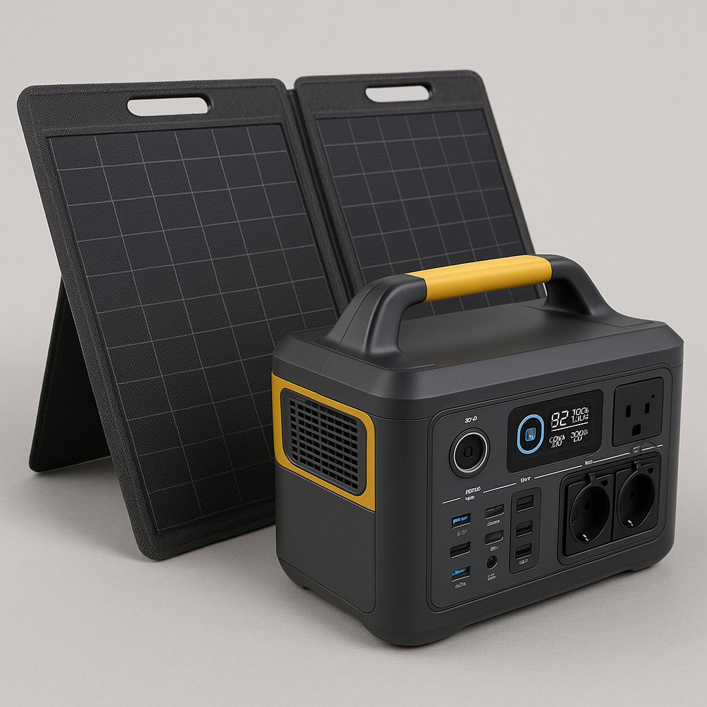 Powerstation mit Solarmodul