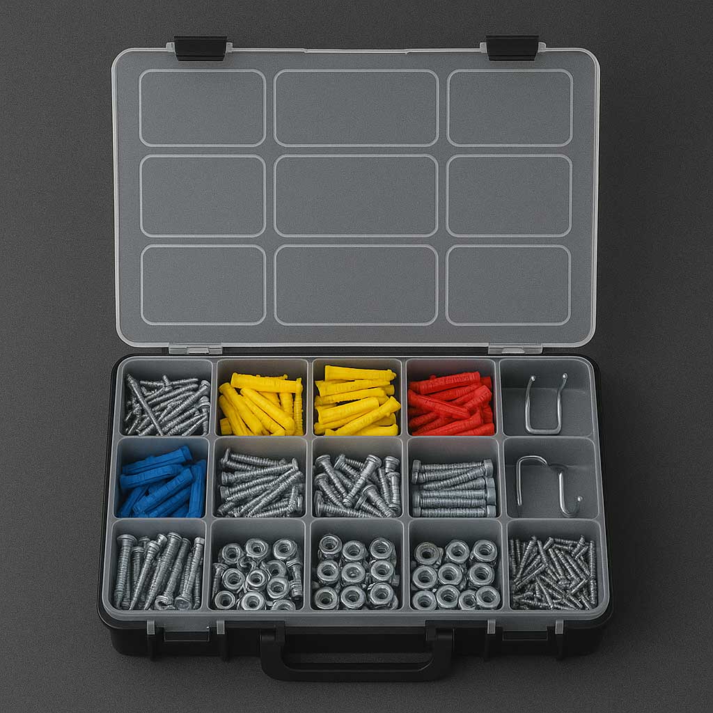 Standard Sortimentskasten für Schrauben und Dübel