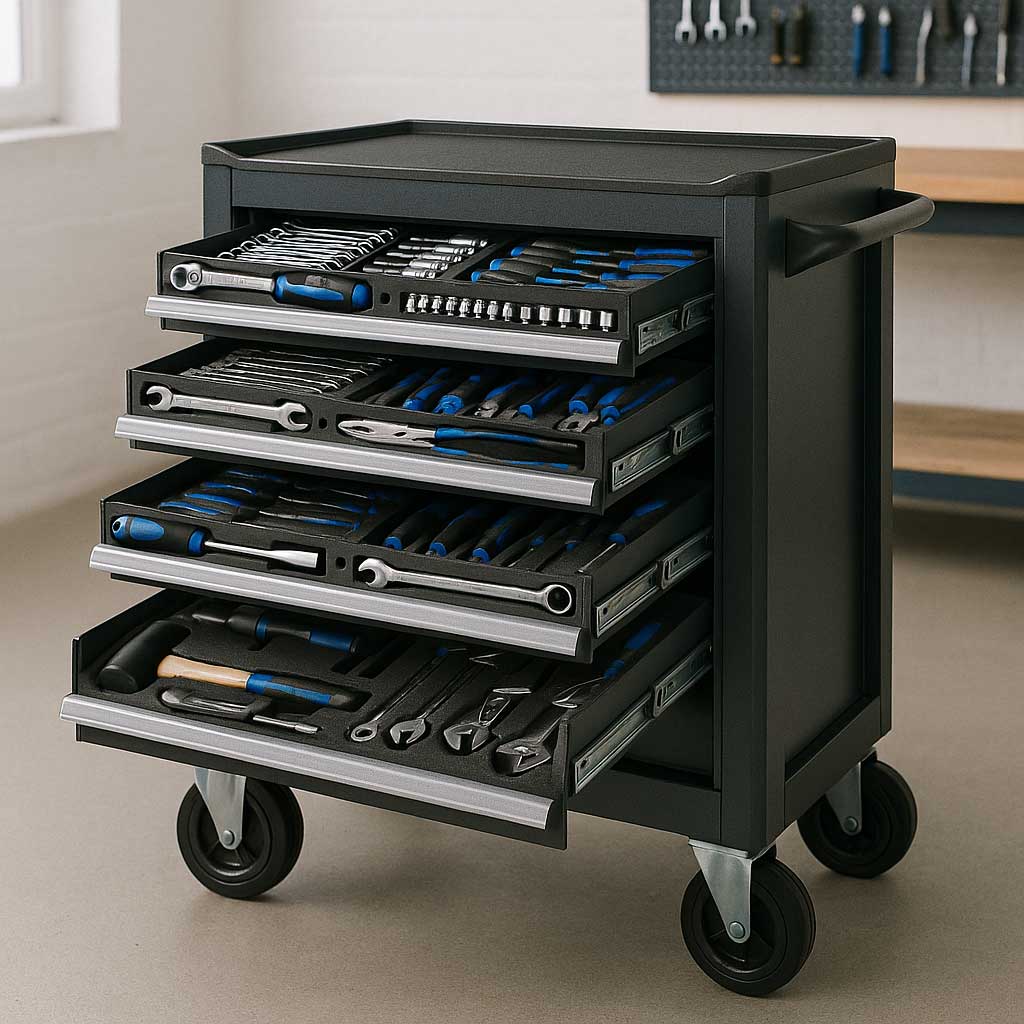 Bestückter Werkstattwagen