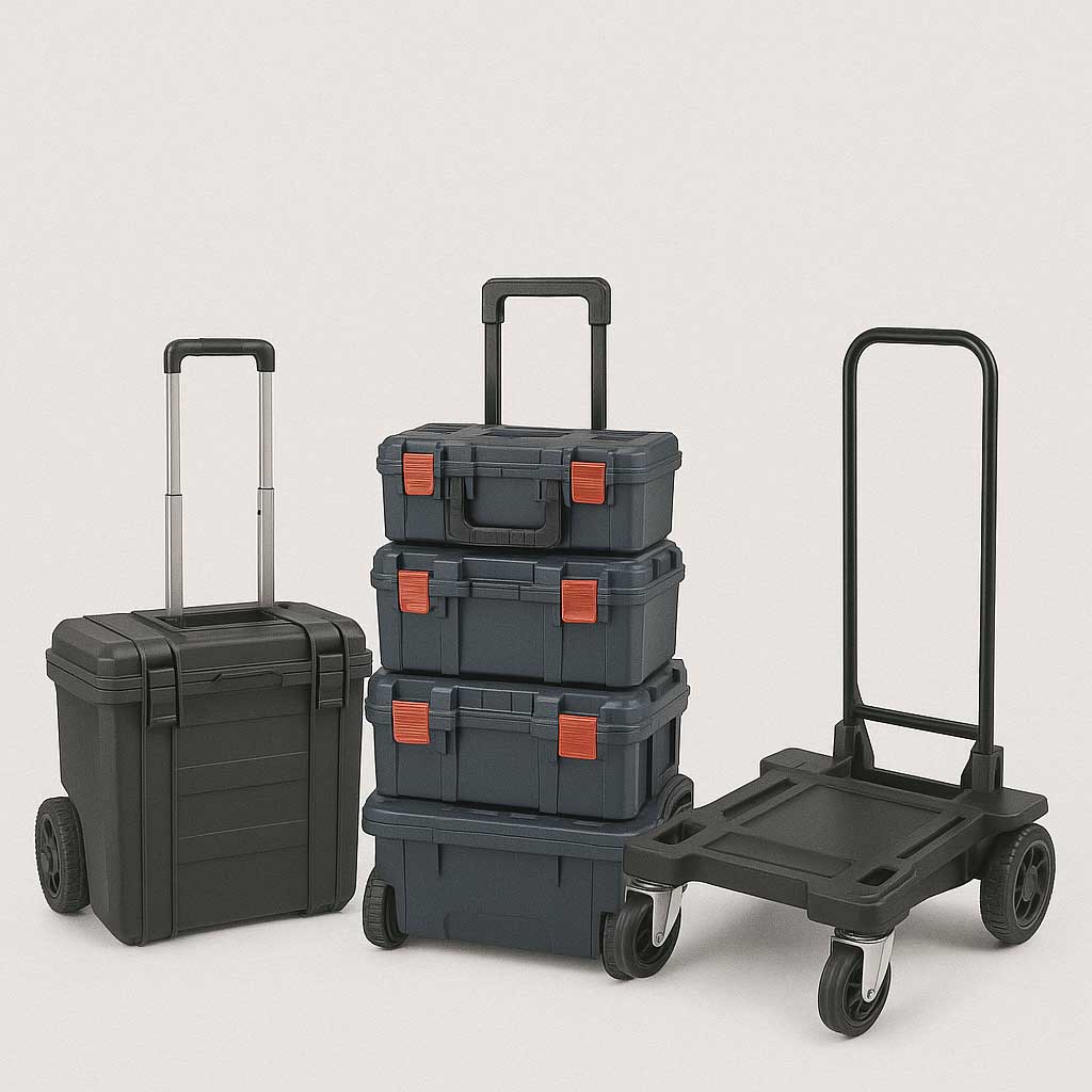 Werkzeugkoffer mit Rollen / Trolleys