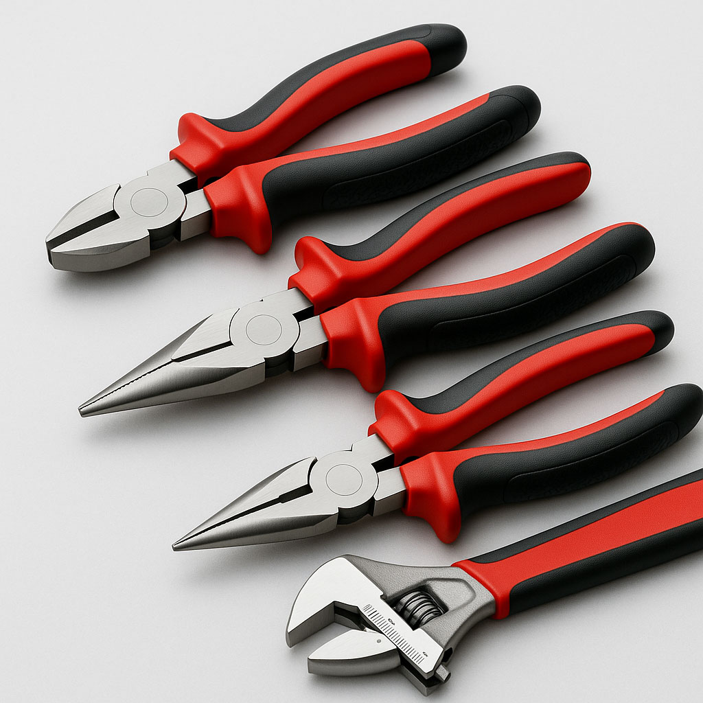 Zangenset im Werkzeugkoffer