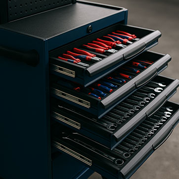 SONGMICS Werkstattwagen – blau