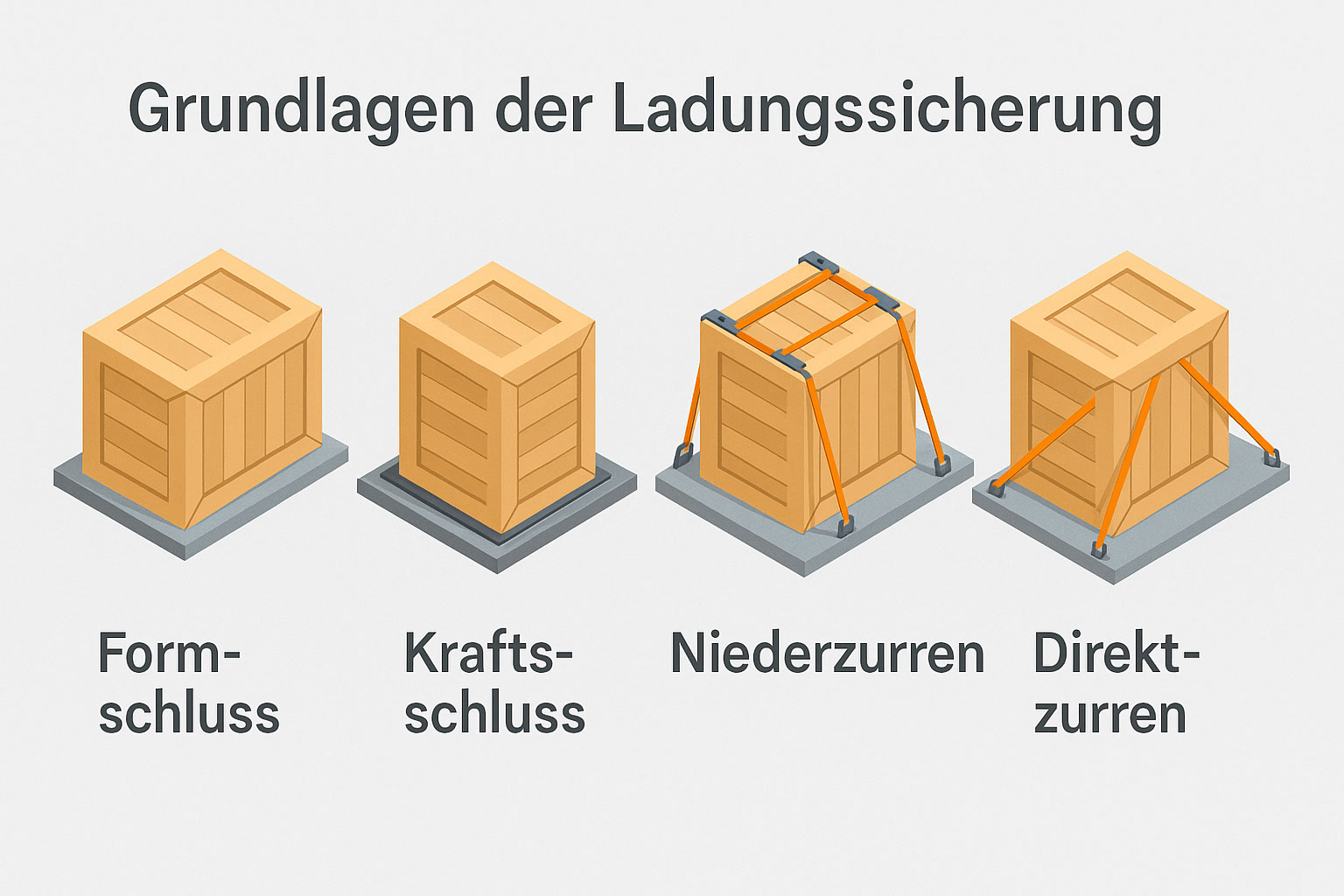 Grundlagen der Ladungssicherung: Zurrpunkte, Gurte und LC-Werte im Überblick