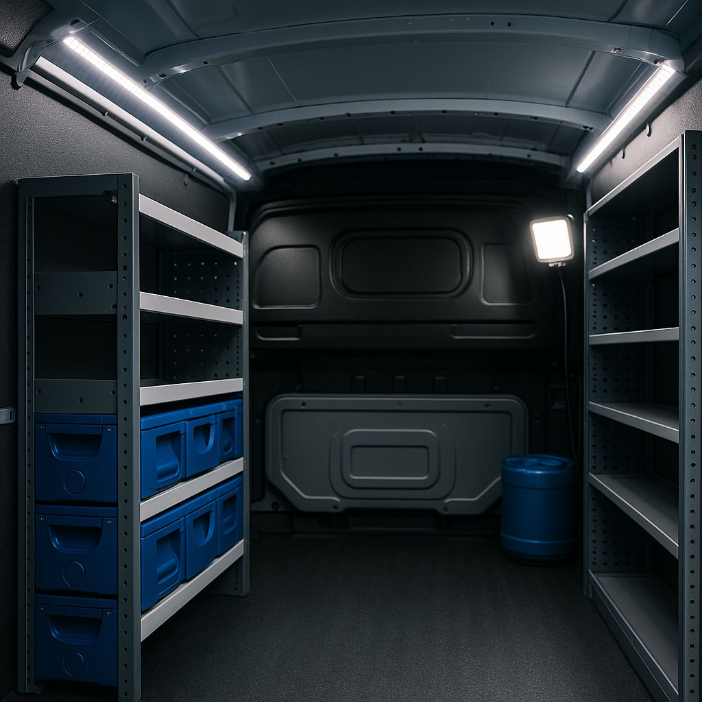 LED-Arbeitsbeleuchtung im Fahrzeug